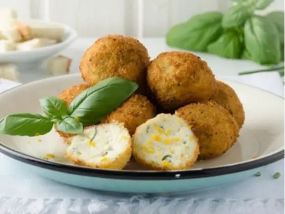Ricotta Balls With Basil From The Air Fryer 5