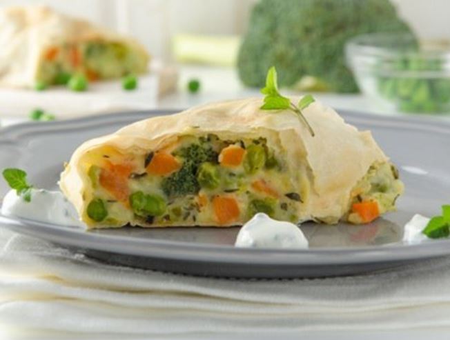 Potato And Vegetable Strudel From The Air Fryer