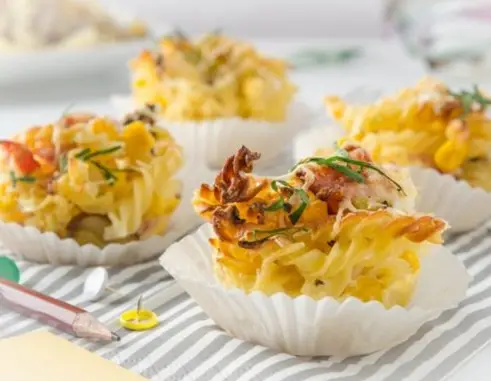 Pasta Muffins From The Air Fryer 1